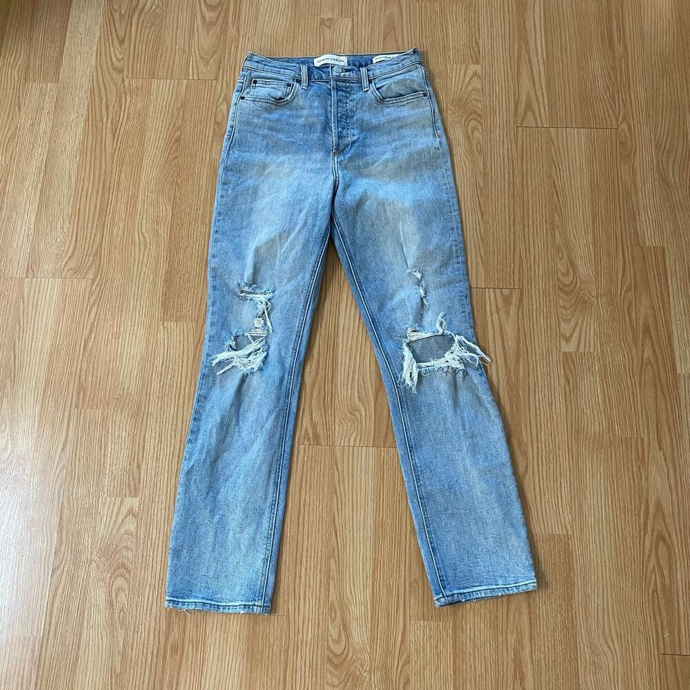 Aritzia Denim Forum The Arlo High Rise Straight 30L, Size 29